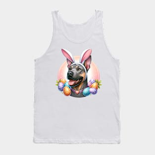 Thai Ridgeback Celebrates Easter with Bunny Ears Tank Top